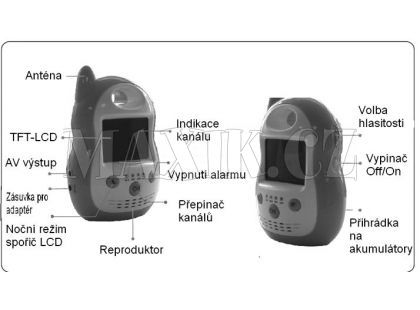 Whiteberry Dětská digitální videochůva 