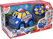 Wiky Kiddy Auto policie RC na dálkové ovládání s efekty 19 cm