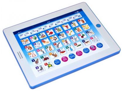 Wiky Tablet Maxi česko-anglický 26cm - Modrá