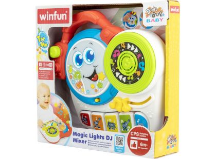 Winfun DJ mixer se světly