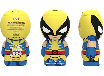 Wolverine sprchový gel a šampon 400 ml 2D
