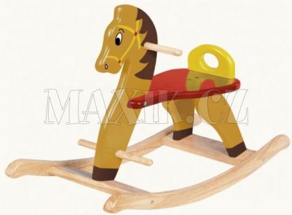 WOODY 90609 Houpací kůň malovaný