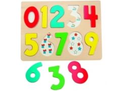 Woody Dřevěné puzzle číslice