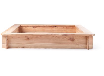 Woody Pískoviště dřevěné čtvercové natur
