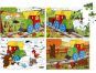 Woody Puzzle v krabičce 4 motivy jaro, léto, podzim, zima Mašinka 2