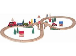 Woody Vláčkodráha osmička s elektrickou mašinkou - Poškozený obal