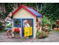 Woody Zahradní domeček dřevěný s barevným lemováním 2