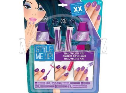 Wooky Style Me Up Perfektní sametové nehty fialové