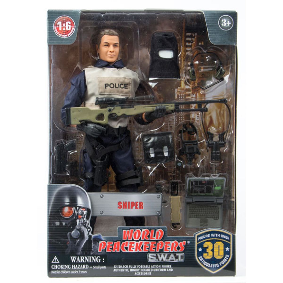 World Peacekeepers S.W.A.T. figurka 30,5cm Policie