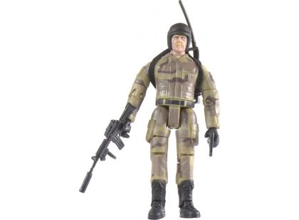 World Peacekeepers Voják figurka 9,5cm - Vysílačka, samopal a pistole World Peacekeepers Voják figurka 9,5cm - Vysílačka, samopal a pistole