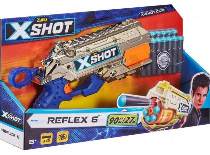 X-Shot Reflex 6 Zlatá se 16 náboji
