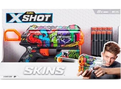 X-SHOT Skins Flux 8 nábojů Graffiti