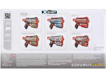 X-SHOT Skins Flux 8 nábojů Zombie Stomper