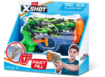 X-SHOT Vodní pistole Nano Fast fill Skins