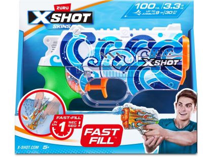 X-SHOT Vodní pistole Nano Fast fill Skins