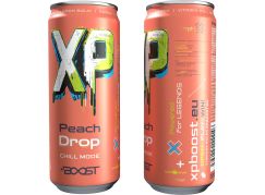 XP BOOST drink - dětský bylinný nápoj Peach drop 330ml
