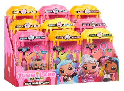 Yummiland Rošťácká panenka s leskem na rty, 6 druhů
