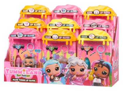 Yummiland Rošťácká panenka s leskem na rty, 6 druhů