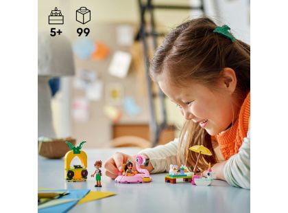 LEGO® Friends 42658 Zábava u bazénu s jednorožcem a plameňákem