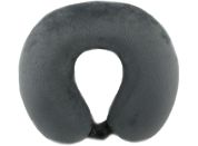 Záhlavník z mikrovlákna s paměťovou pěnou - šedý