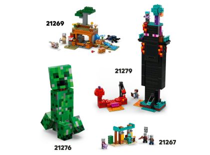 LEGO® Minecraft® 21278 Základna plenitelů a Ničitel