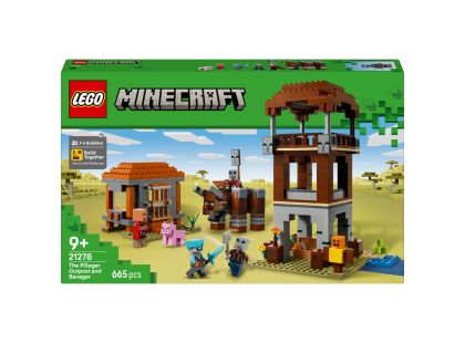LEGO® Minecraft® 21278 Základna plenitelů a Ničitel