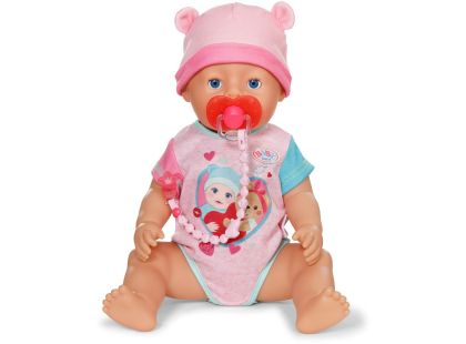 Zapf BABY born Dudlík se sponkou červený