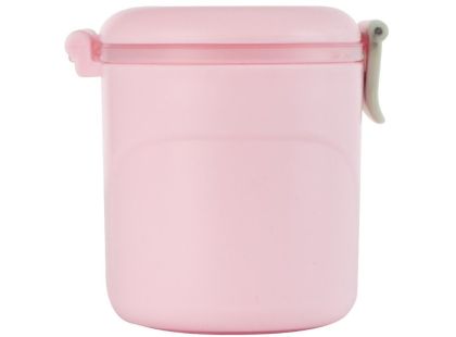 Zásobník na sušené mléko s odměrkou 130g Pink