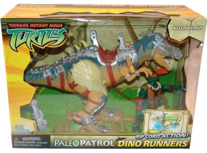Želvy Ninja TMNT Super Dino 30 cm + figurka - Allosaurus
