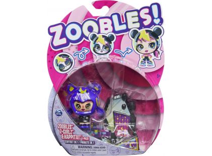 Zoobles Panenky Z-Girl fialová