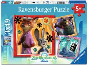 Zootropolis: Město zvířat 3x49 dílků