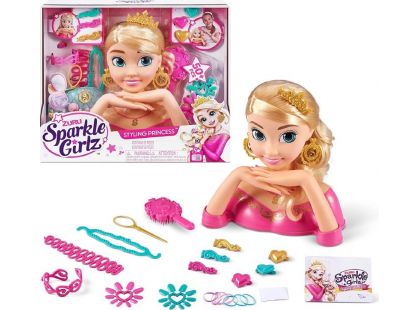 Zuru Česací hlava Sparkle Girlz s doplňky Zuru Česací hlava Sparkle Girlz s doplňky