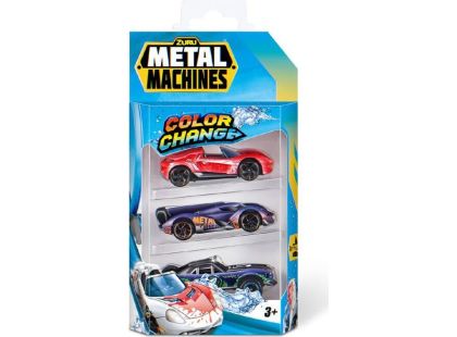 Zuru Metal Machines Sada aut 3 ks měnící barvu sada č.1