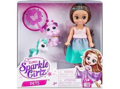 Zuru Panenka Sparklez Girlz se zvířátkem