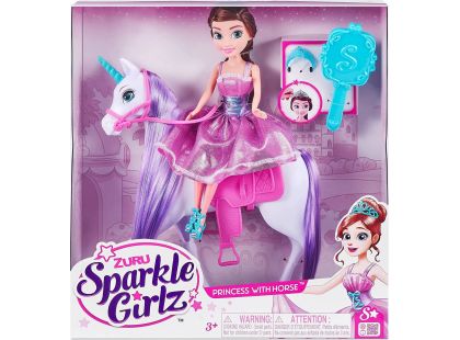 Zuru Sparkle Girlz Princezna s koněm