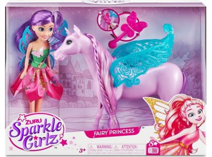 Zuru Sparkle Girlz Víla s koníkem hrací set - Poškozený obal