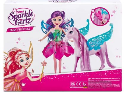 Zuru Sparkle Girlz Víla s koníkem hrací set - Poškozený obal