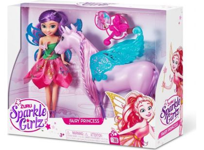Zuru Sparkle Girlz Víla s koníkem hrací set - Poškozený obal