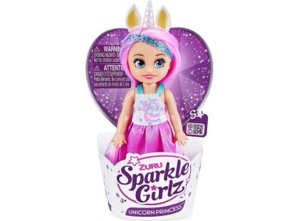 Zuru Víla jednorožec Sparkle Girlz malá v kornoutku