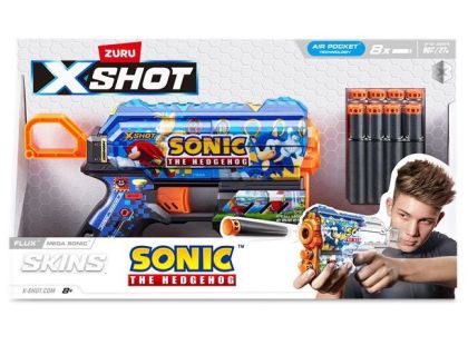 ZURU X-SHOT Skins Flux SONIC the Hedgehog