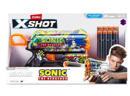 ZURU X-SHOT Skins Flux SONIC the Hedgehog