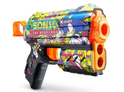ZURU X-SHOT Skins Flux SONIC the Hedgehog