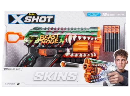 ZURU X-SHOT SKINS GRIEFER s 12 náboji krokodýl