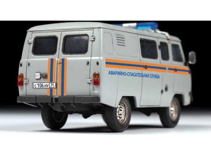Zvezda Model Kit auto 43002 – Emergency Service UAZ 3909 1:43