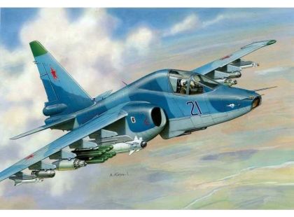 Zvezda Model Kit letadlo 7217 Suchoi SU-39 1:72
