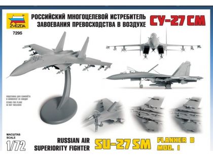 Zvezda Model Kit letadlo 7297 Sukhoi SU-33 Flanker D 1:72
