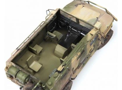 Zvezda Model Kit military 3683 GAZ Tiger w Arbalet 1:35