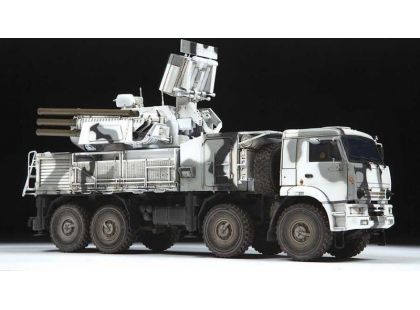 Zvezda Model Kit military 3698 Panzir S-1 SA-22 Greyhound 1:35