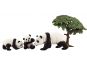 Zvířátka safari ZOO 10 cm sada 4ks panda 2