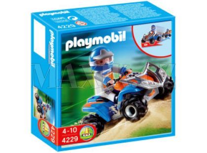 Závodní čtyřkolka Playmobil 4229